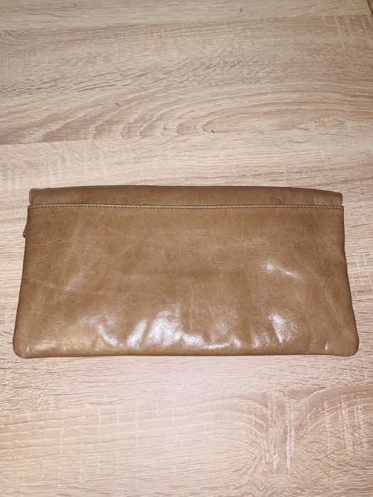 Мини клъч, естествена кожа