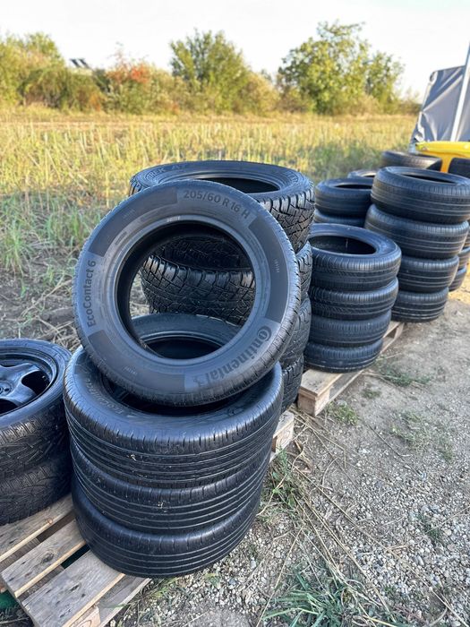 Cauciucuri  205/60/16 H CONTINENTAL 4 BUC FOARTE BUNE anvelope S-H