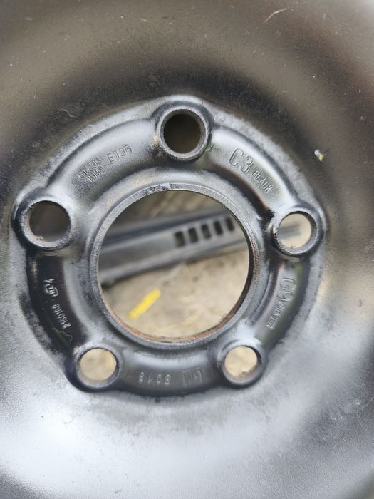 Roată de rezervă jantă tablă 195 65 R15 Opel Astra H Zafira B Vectra C Meriva A B