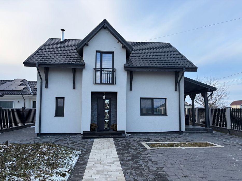 Casă individuala noua, 2023 – complet mobilata si utilata | 500mp lot