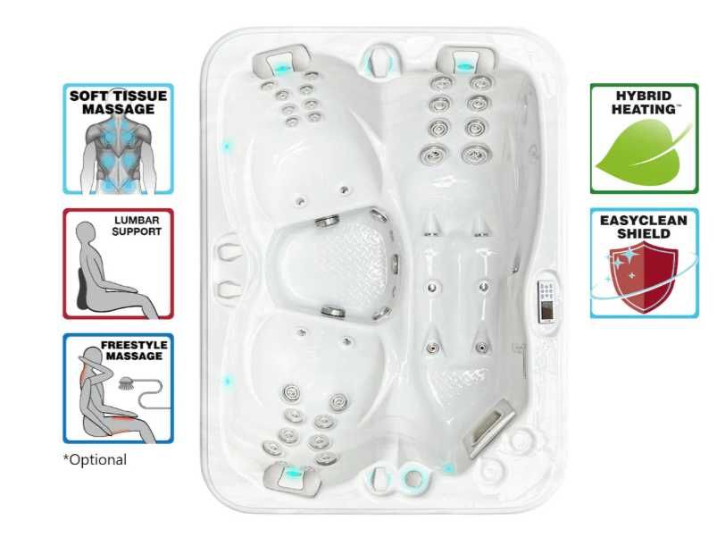 Jacuzzi exterior – modele 2-3 persoane