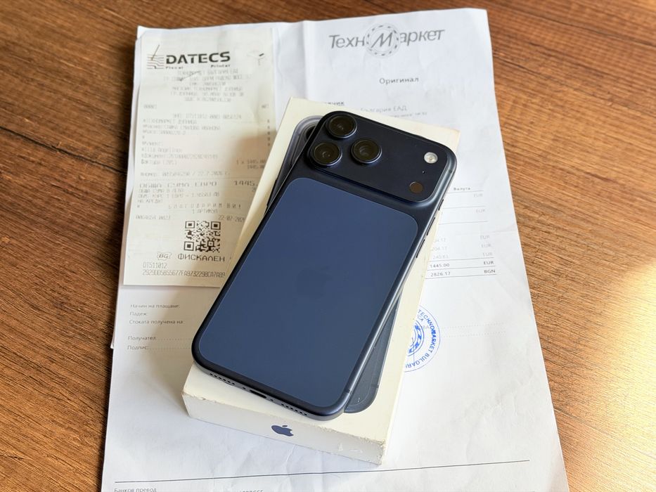 iPhone 17 Pro Max 65 зареждания Техномаркет!!!