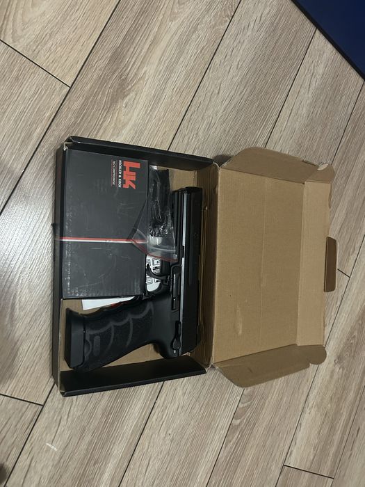 Hk45 airsoft пистолет с топчета