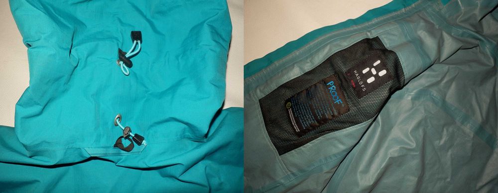 Geaca outdoor HAGLOFS Proof, membrana (dama S) LICHIDARE !