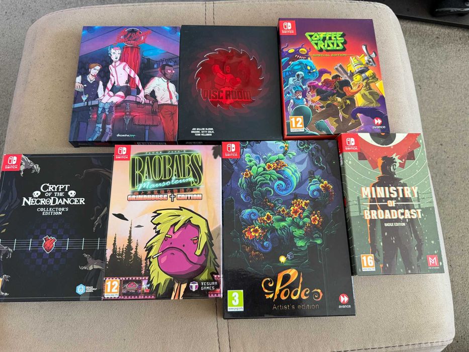 Комплект от 21 игри за Nintendo Switch като нови