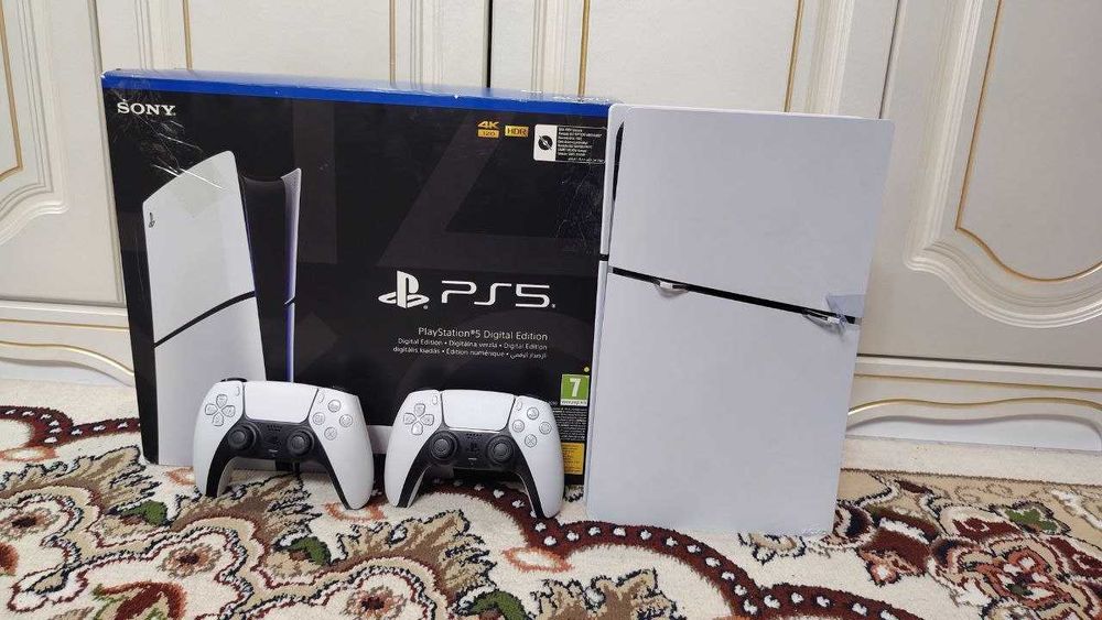 playstation 5 slim 1тб 2 джойстик Топ игры состояние идеальное