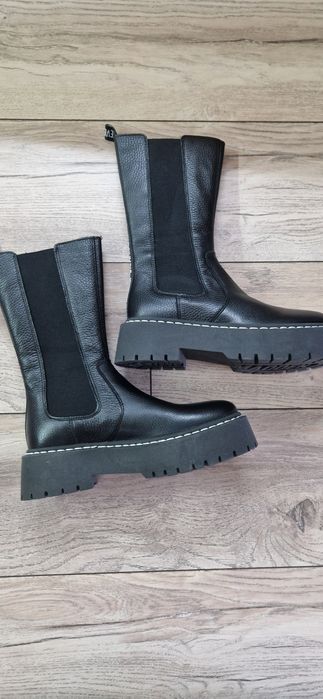 Боти Steve madden, естествена кожа, 37 номер
