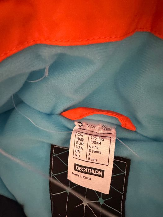 Детски топъл непромокаем ски гащеризон WEDZE универсално - 8 г.