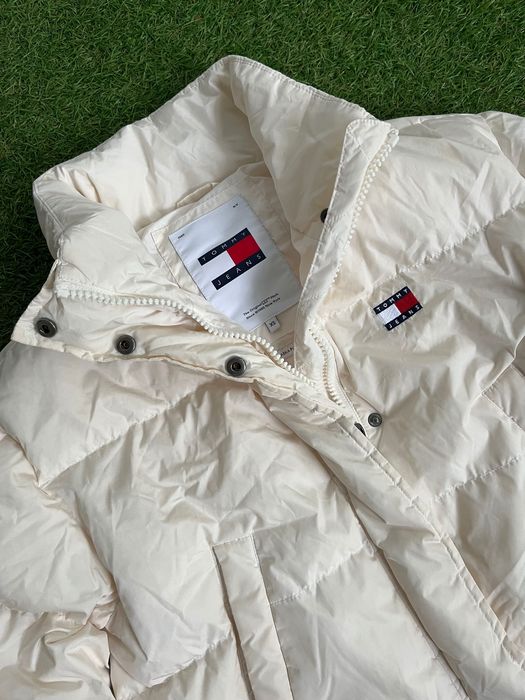 Дамско пухено яке : Tommy Jeans ALASKA - Down jacket - ancient white XS