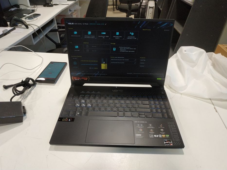 Ноутбук игровой ASUS. RTX 4060