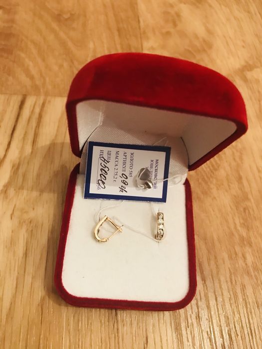 Детские золотые  серьги*