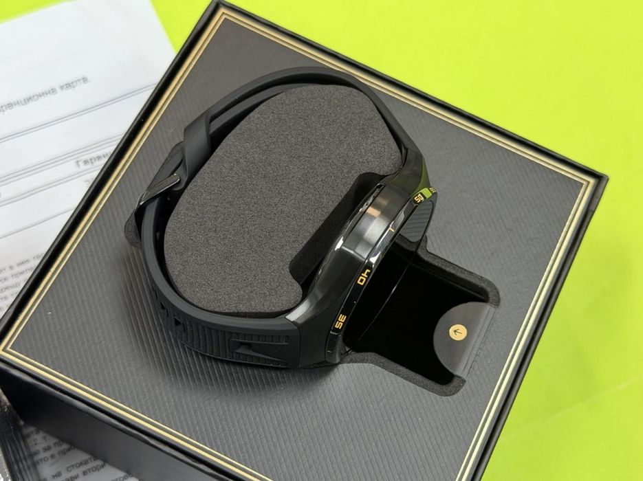 ЧИСТО НОВ 46mm Huawei watch GT 7 Pro Гаранция Yettel 2029г Black Titanium GT7