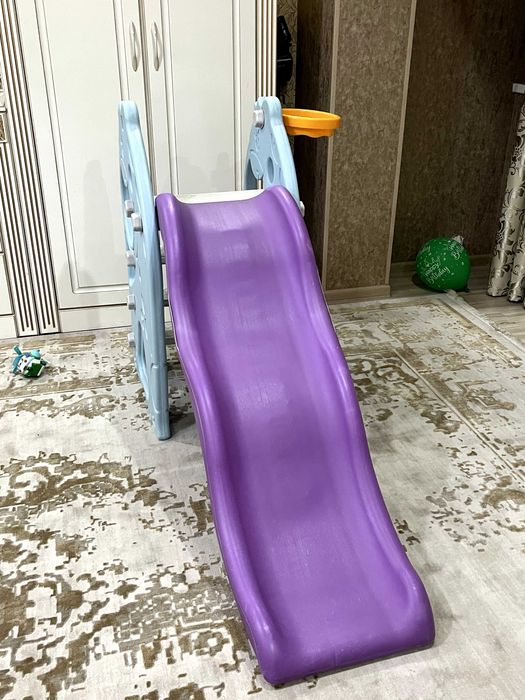 Детская горка. Фиолетовая