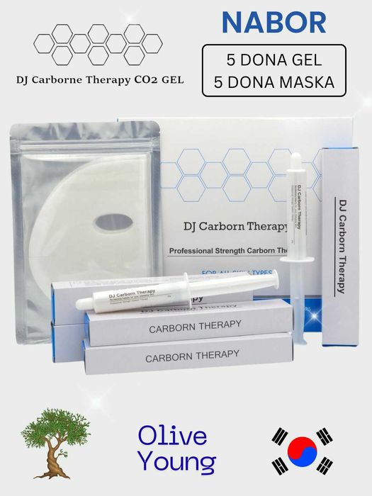 Koreyskiy Karbokskiyterapiya DJ Carborn Therapy - gel + niqob nabor