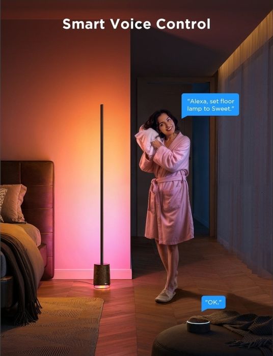 Lampă de podea inteligentă Govee Lyra H6079 RGB