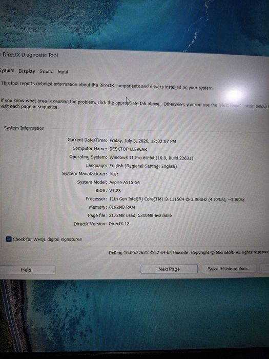 Acer Aspire i3 11Th / Amanet Cashbook Braila Viziru