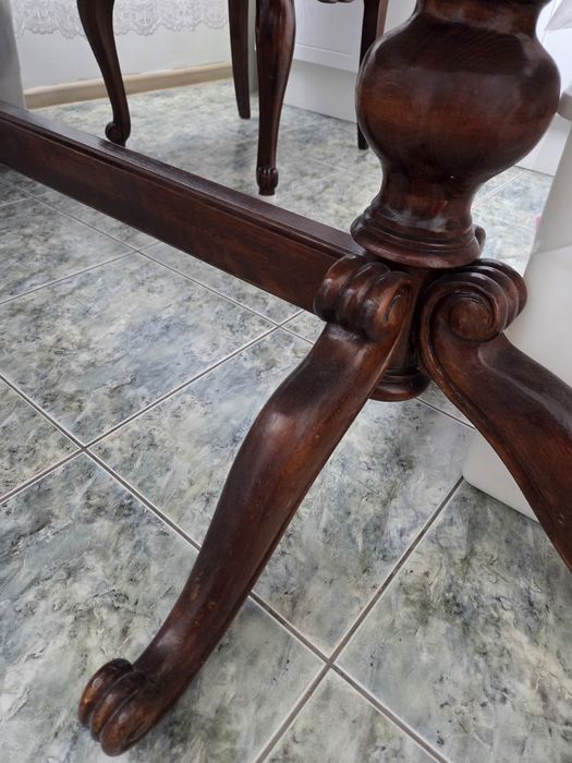 Стол со стульями Румыния дерево