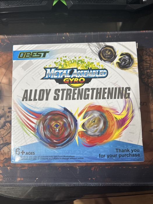 Set Metal Assembled Gyro / Beyblade – Nou, în cutie