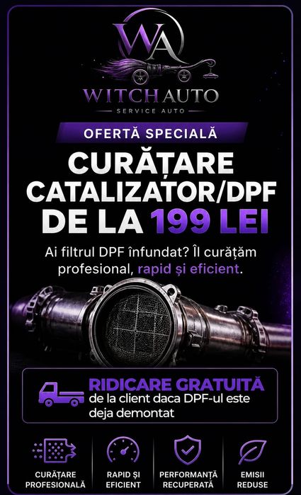Oferta 199 Lei Curatare DPF/ Filtru De Particule