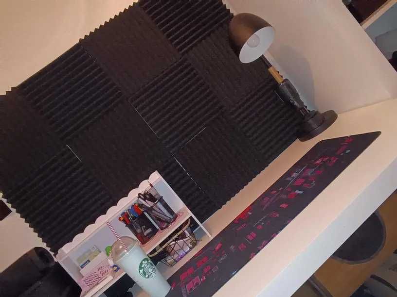 Залепващи Акустични Панели за шумоизолация и звукоизолация, 12 броя