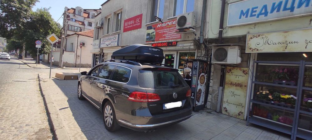 Автобокс Junior Easy  430 литра - черен Мат