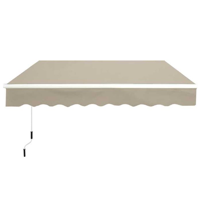 Тента Outsunny, регулируема скоба, тента за вътрешен двор, 3,95 x 3 м