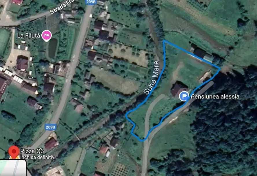 vand teren si pensiune, la rosu valeni stanisoara, malini, suceava