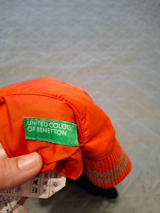 Двулицево есенно яке Бенетон за момче 6-9 месеца