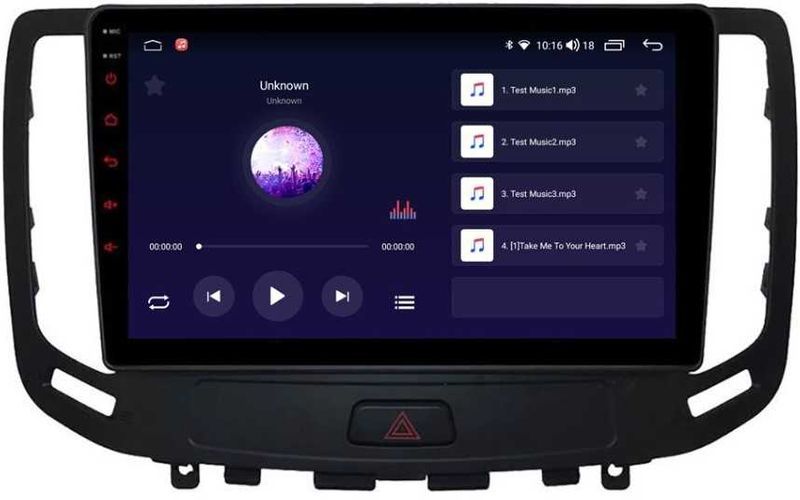 INFINITI 2006/2014 - G4 G25 G35 G37  9'' андроид навигация, 6549