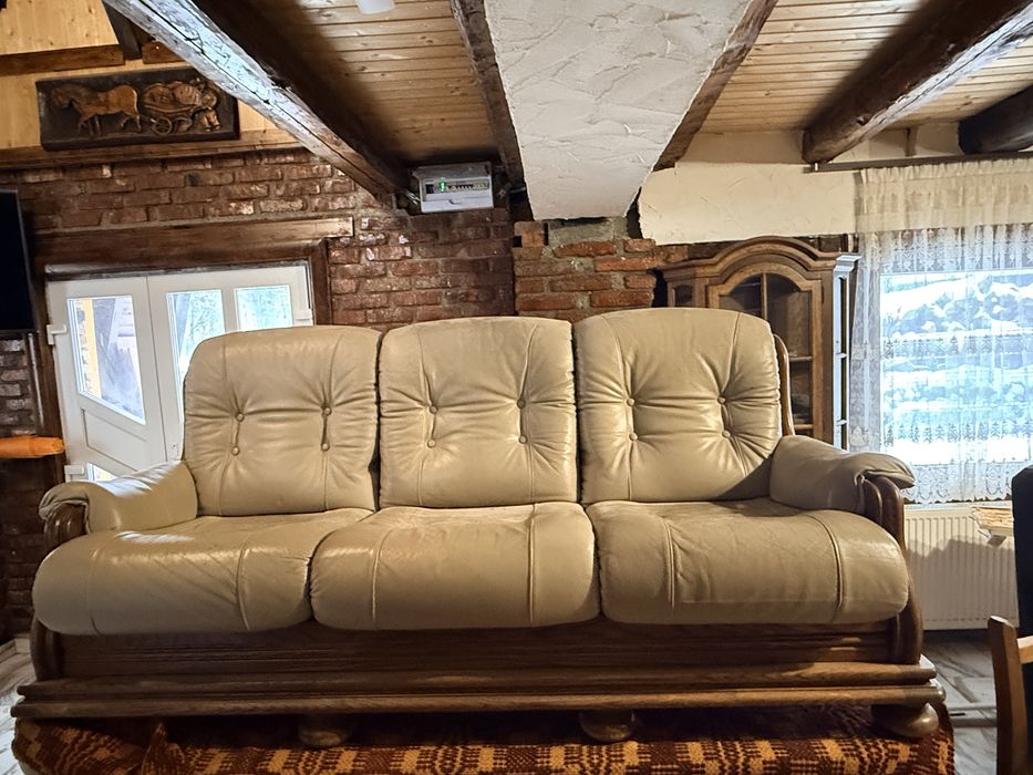Canapea si fotolii din piele