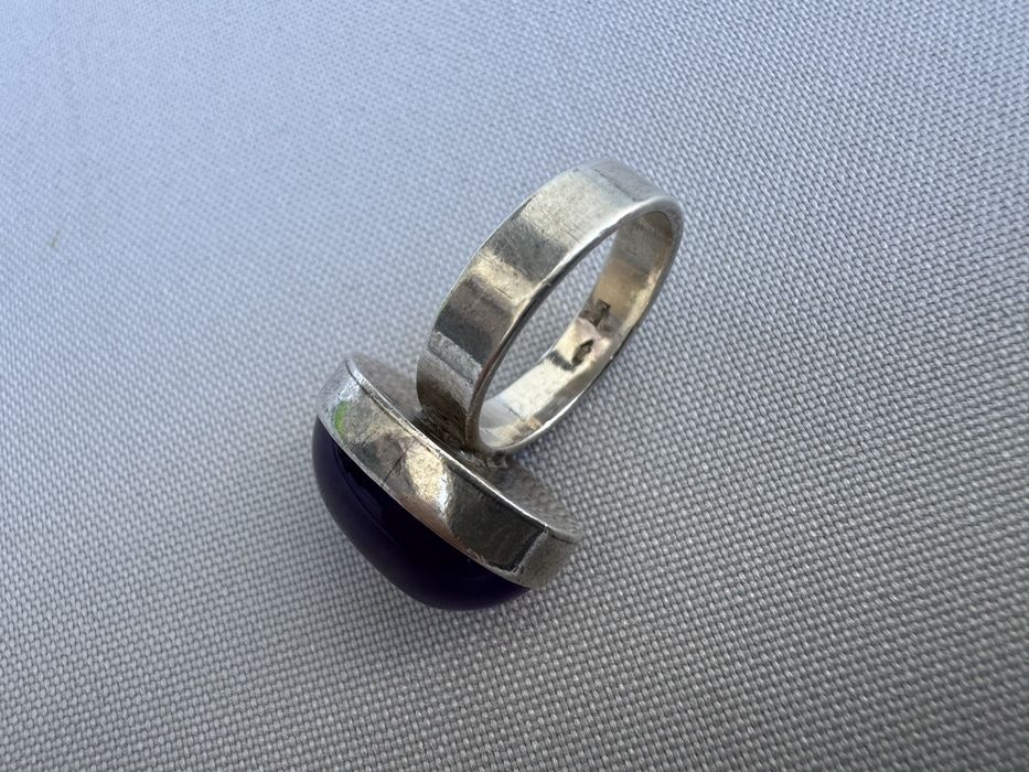 Inel argint si ametist