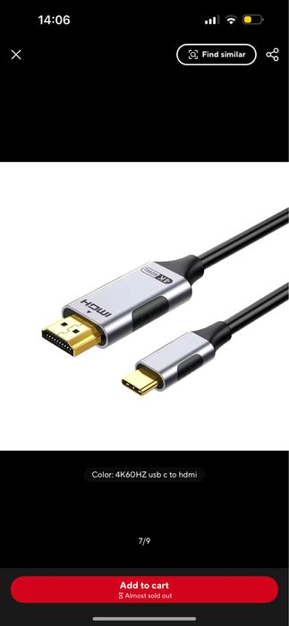 8к usb c към hdmi