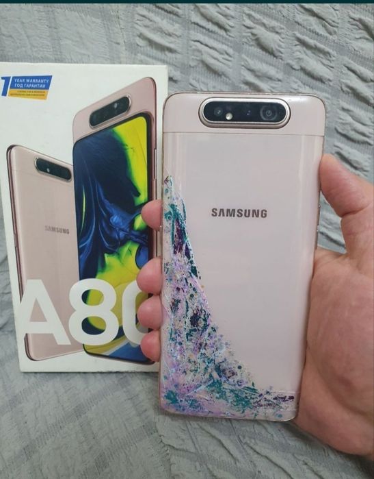 Samsung Galaxy A80 8/128GB Gold Igravoy Original Veitnam Karobka Yaxwi