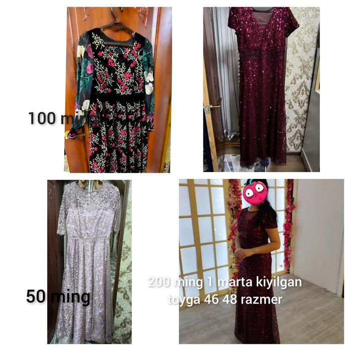 Kiyim 1-2marta kiyilgan deyarli yangi