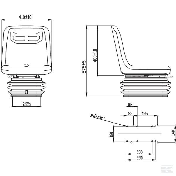 Scaun Tractor suspensie pneumatica