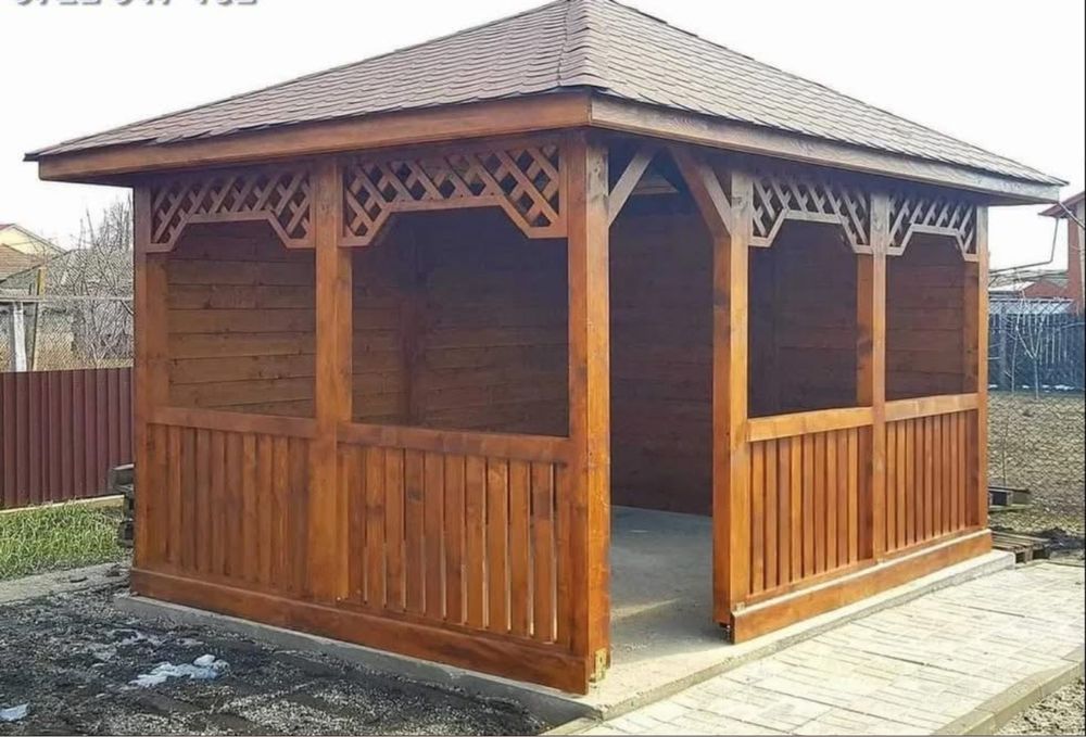 Construim foisoare terase si pergole la comanda