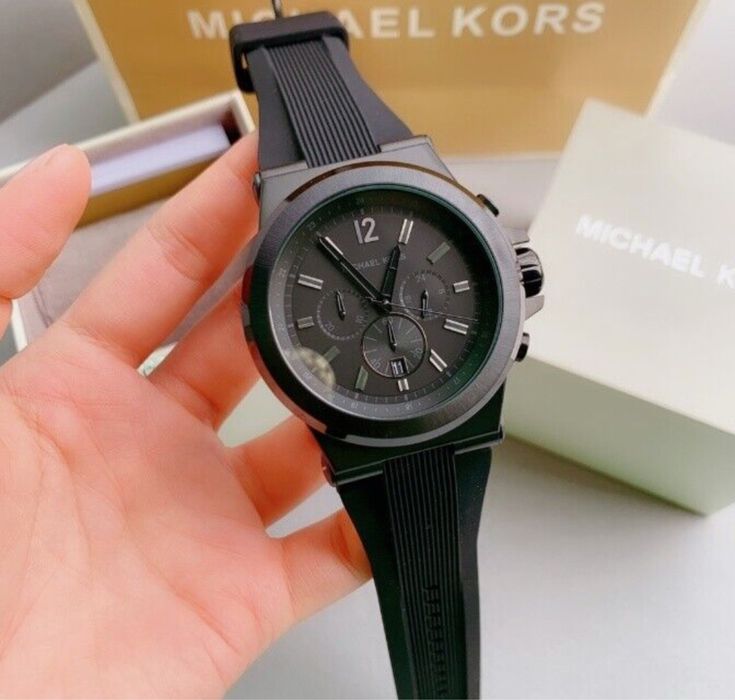 Michael Kors - Ceas, Silicon/Inox, Negru