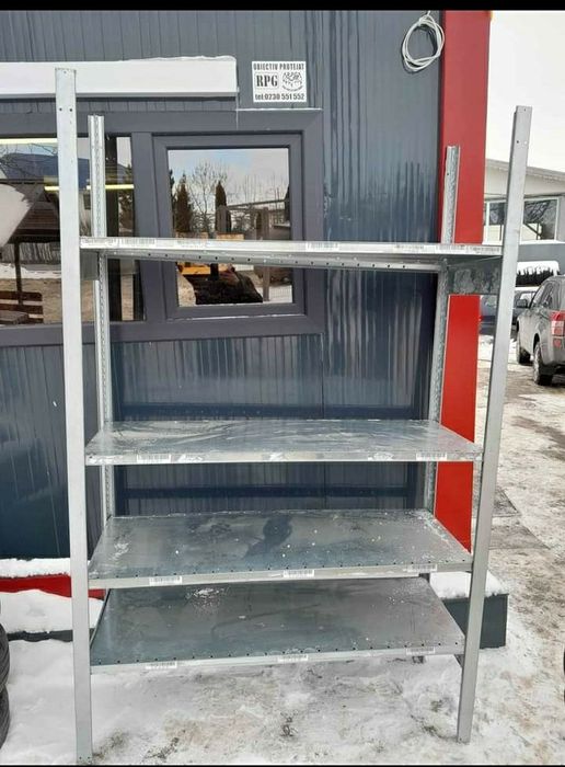 Vând rafturi metalice zincate marfa manuala Tip piking