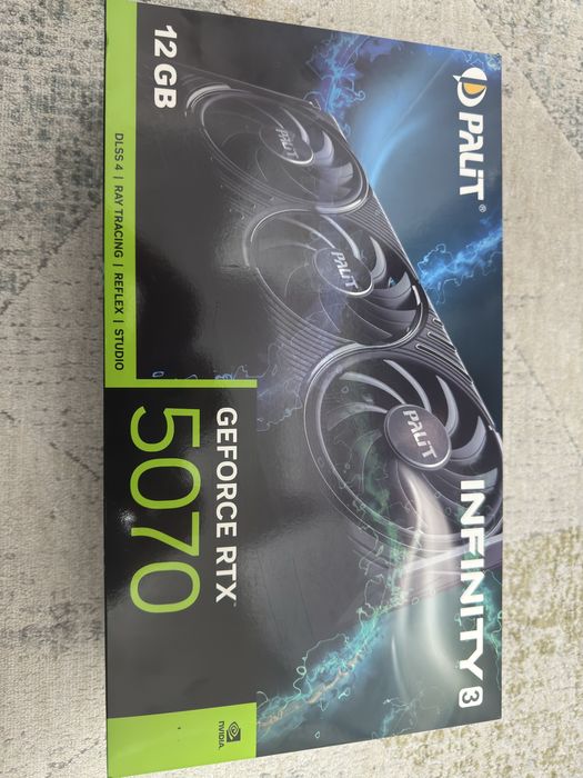 Новая видеокарта Palit RTX 5070 12gb запечатнная