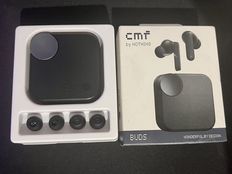 CMF Buds by Nothing — като нови, без забележки, с тапи S/M/L