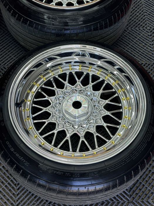 Jante Aliaj Cromate / Full Chrome 4x100 - 4x108 16 Cu Anvelope De vara 205 45 16