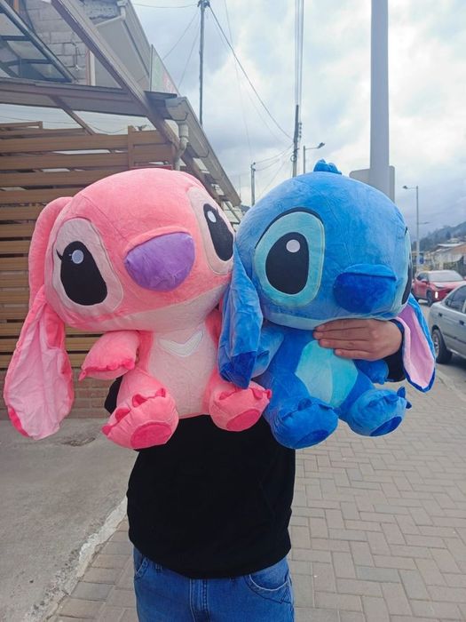Плюшена играчка Стич 15см-140см Голям плюшен Стич Син и розов
