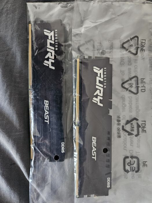 Memorie Kingston FURY Beast, 32GB DDR5, 4800MHz CL38