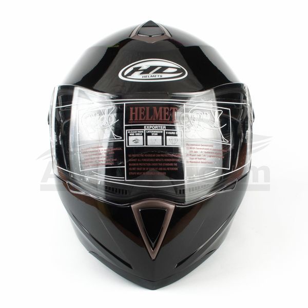 Каска №16-7 HD модуларна BLACK M размер