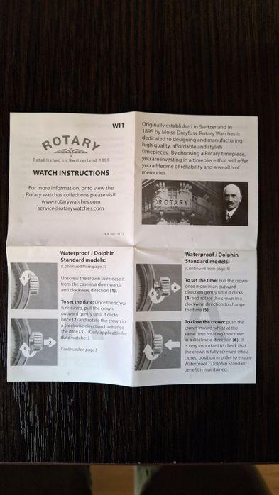 Мъжки часовник  Rotary кварцов