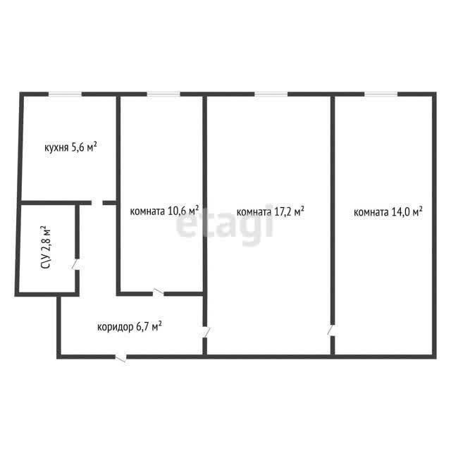 Продам 3 комн.кв. Район Электрон