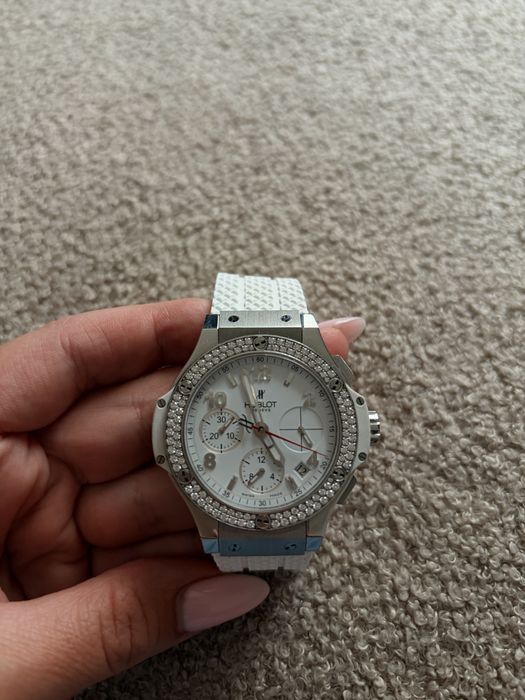 Hublot big bang lady 41mm бял