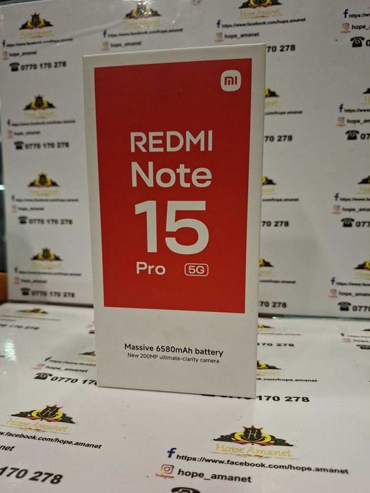 Hope Amanet P13 /Redmi Note 15 Pro / 256 GB NOU!