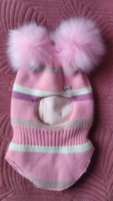 Шапка шлем зимняя детская