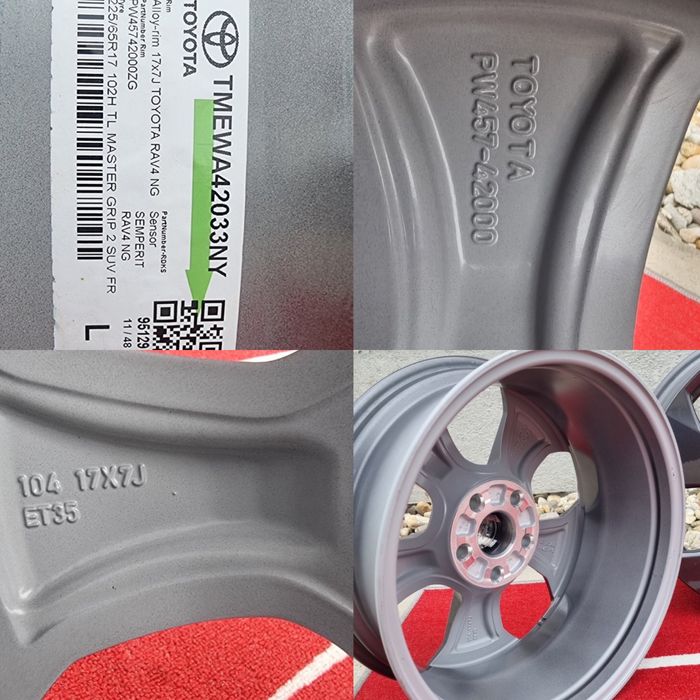 Джанти 17 цола 5х114.3 Toyota Rav 4 Corolla cross C-HR Lexus Оригинал
